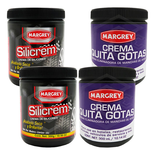 2 Silicrem Olor Cereza 2 Crema Quita Gotas 300 Ml Margrey 10595232 100601232