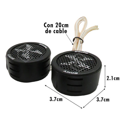 Par De Tweeters Chico Varias Marcas Bocina Negro 6000 Watts