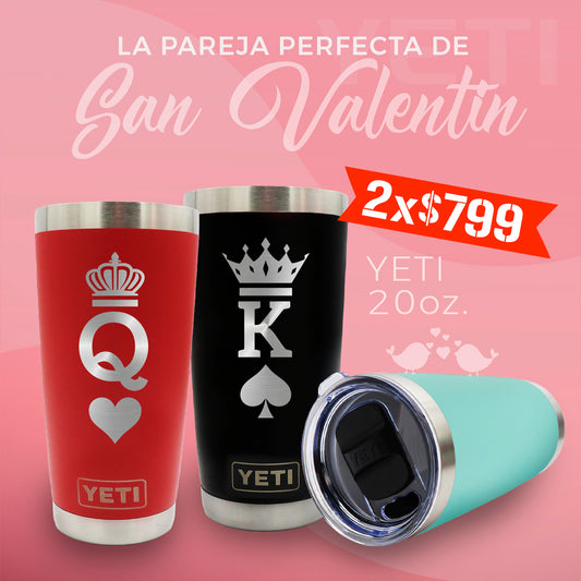 Kit San Valentin  2 TERMOS 20 OZ